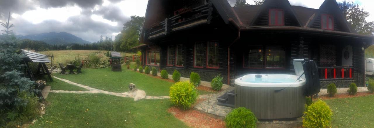 Hot Tub Chalet Retreat Villa Brassó Kültér fotó